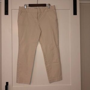 J.CREW Cafe Capri Chinos - size 10